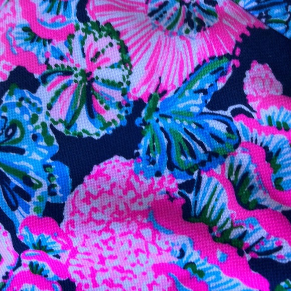 Lilly Pulitzer Buttercup knit shorts “Oyster Bay Navy..." - sz 4 - NWT - Picture 8 of 11